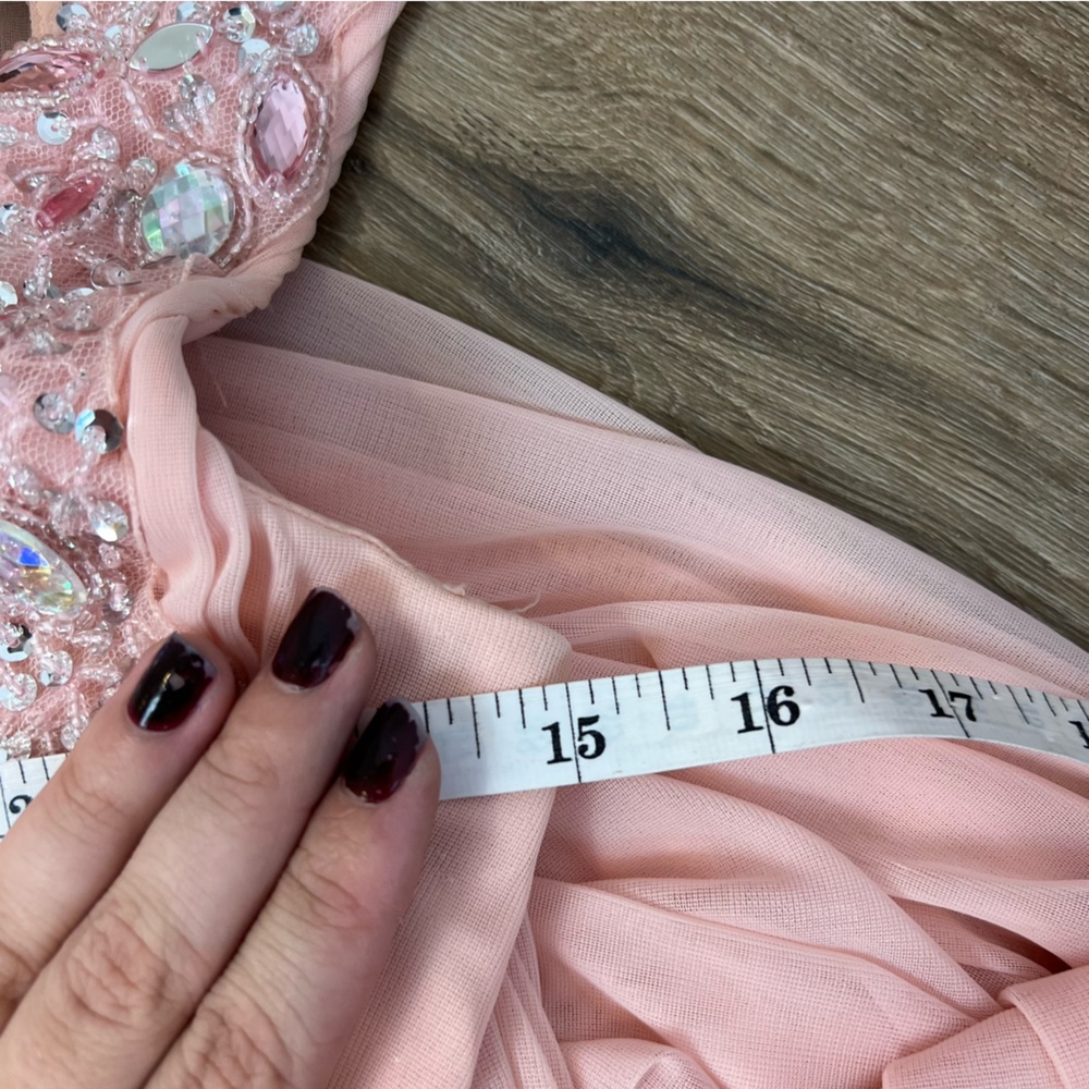 Macy’s B. Darlin jeweled prom dress size 5/6 - Picture 5 of 8